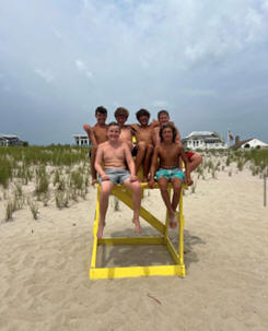 Kids on Guard Stand